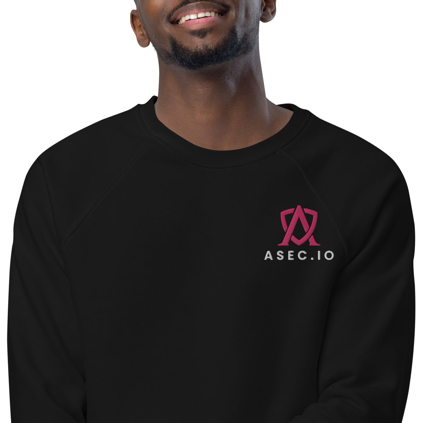 ASEC Unisex organic raglan sweatshirt